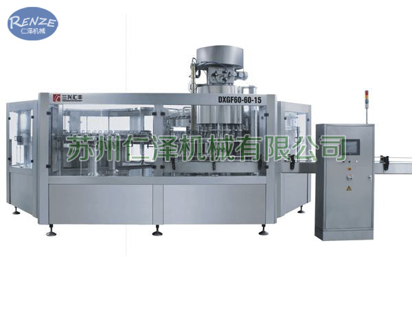 22000,24000 bottle / red bottle filling and capping three in one unit